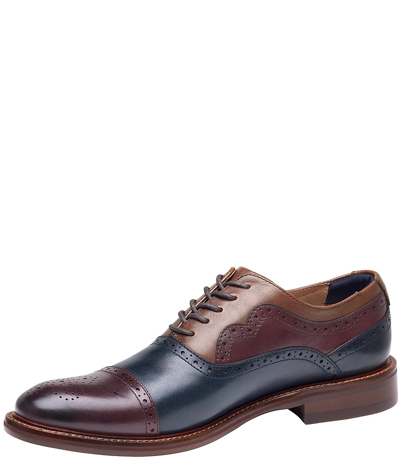 Johnston & Murphy Mens Conard 2.0 Hand-finished Cap Toe Oxfords