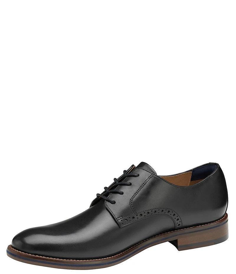 Johnston & Murphy Conard 2.0 Leather Plain Toe Brogue Detail Oxfords