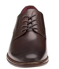 Johnston & Murphy Conard 2.0 Leather Plain Toe Brogue Detail Oxfords