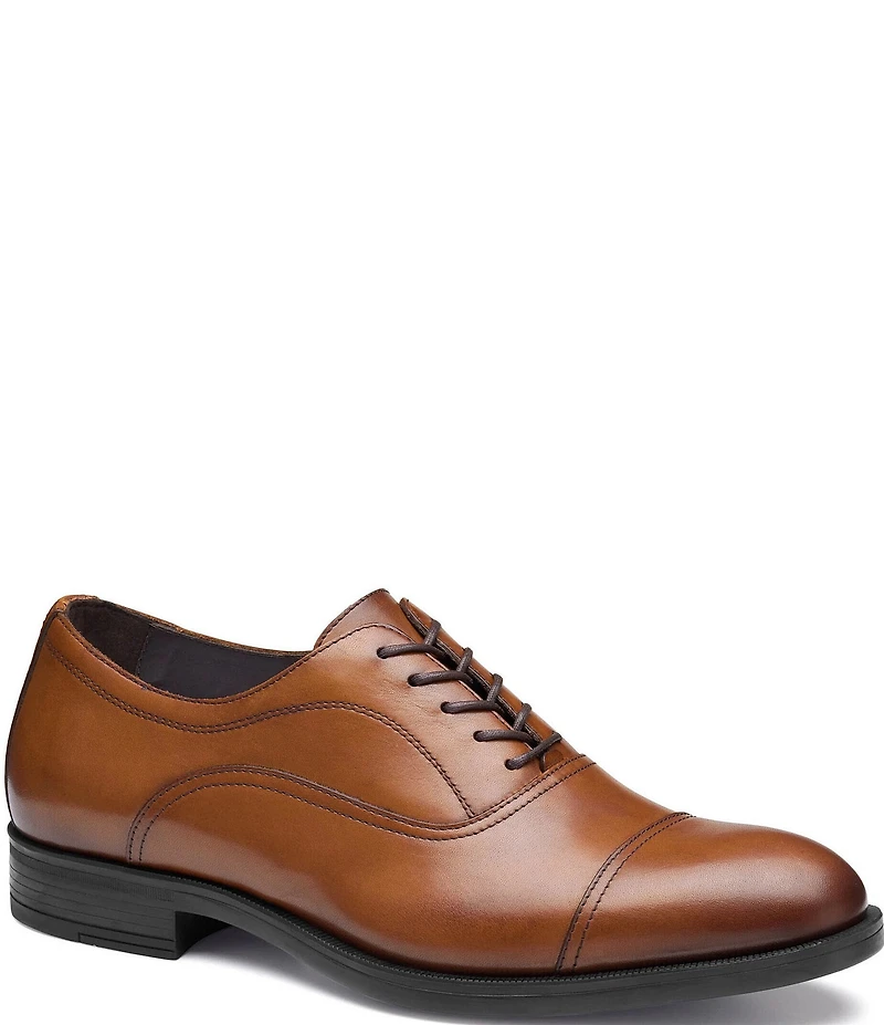 Johnston & Murphy Men's Conlin Leather Cap Toe Oxfords