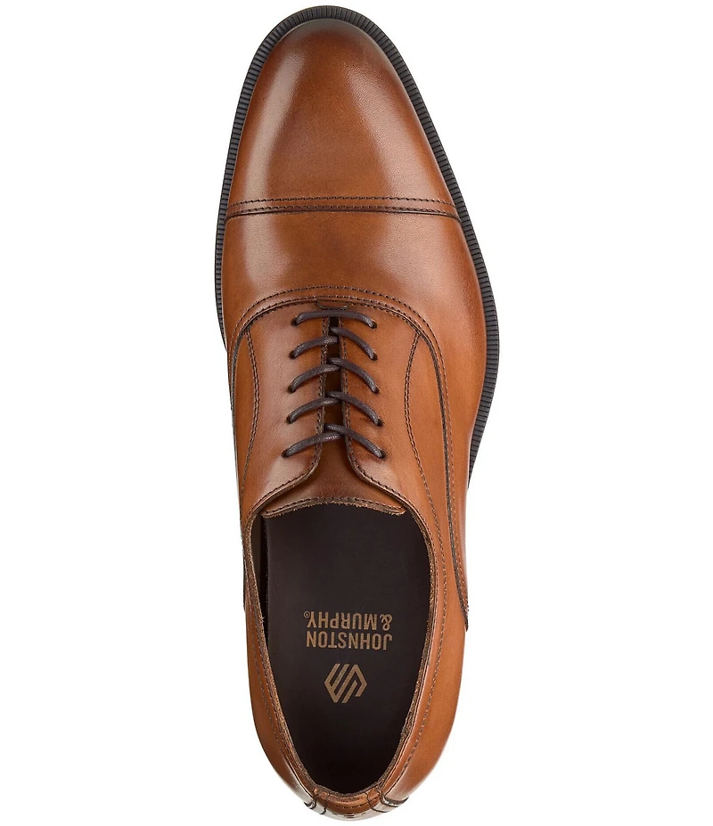 Johnston & Murphy Men's Conlin Leather Cap Toe Oxfords