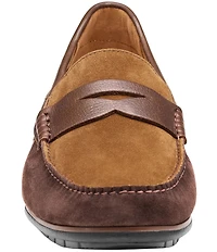 Johnston & Murphy Mens Cort 2.0 Suede Penny Loafers