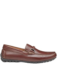 Johnston & Murphy Men's Cort Leather Bit Buckle Driver Loafers