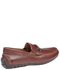 Johnston & Murphy Men's Cort Leather Bit Buckle Driver Loafers