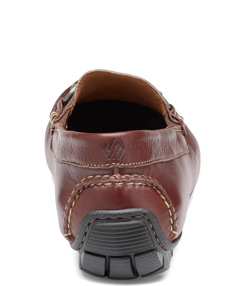 Johnston & Murphy Men's Cort Leather Bit Buckle Driver Loafers