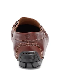 Johnston & Murphy Men's Cort Leather Bit Buckle Driver Loafers