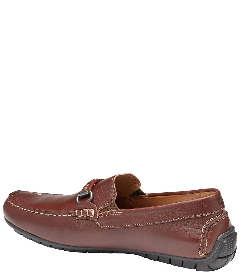 Johnston & Murphy Men's Cort Leather Bit Buckle Driver Loafers