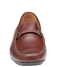 Johnston & Murphy Men's Cort Leather Bit Buckle Driver Loafers