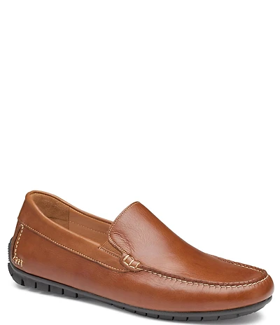 Johnston & Murphy Men's Cort Leather Slip On Loafer Drivers