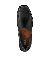 Johnston & Murphy Men's Crawford Leather Slip On Venetian Loafers