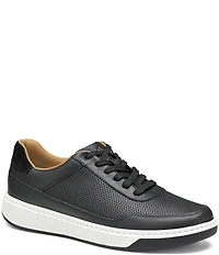 Johnston & Murphy Men's Dawson Perforated Leather U-Throat Lace Up Sneakers
