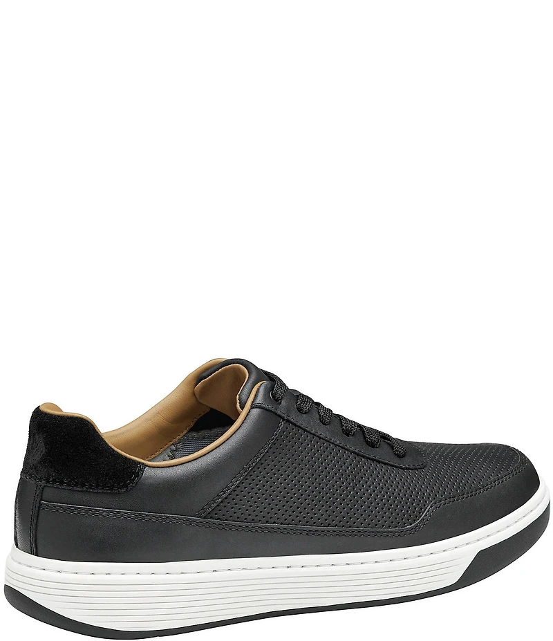 Johnston & Murphy Men's Dawson Perforated Leather U-Throat Lace Up Sneakers