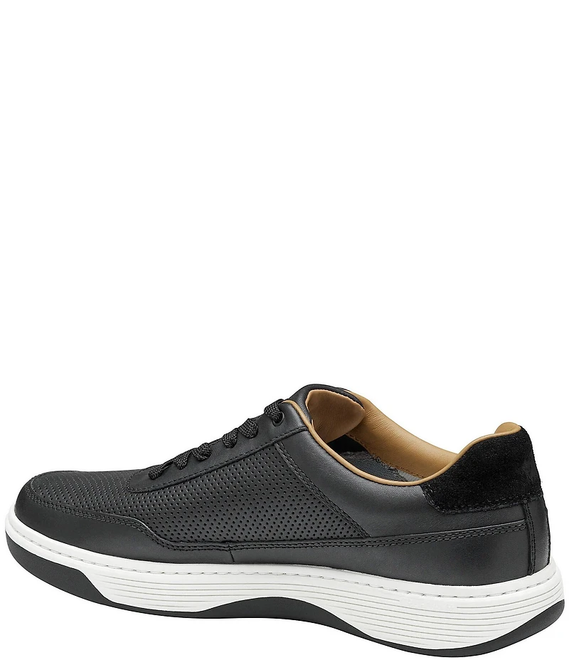 Johnston & Murphy Men's Dawson Perforated Leather U-Throat Lace Up Sneakers