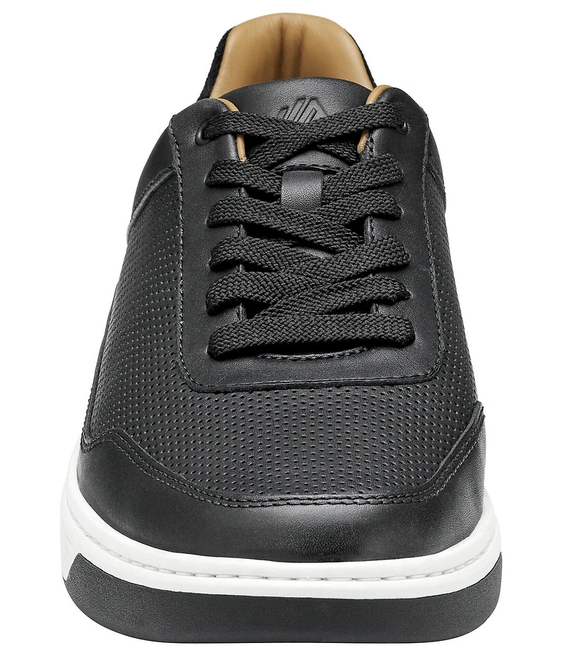 Johnston & Murphy Men's Dawson Perforated Leather U-Throat Lace Up Sneakers