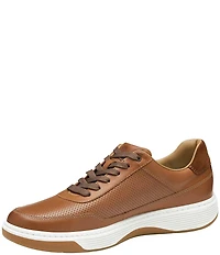 Johnston & Murphy Men's Dawson Perforated Leather U-Throat Lace Up Sneakers