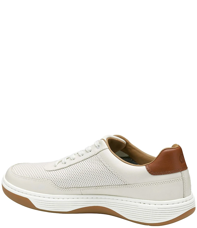 Johnston & Murphy Men's Dawson Perforated Leather U-Throat Lace Up Sneakers