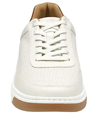 Johnston & Murphy Men's Dawson Perforated Leather U-Throat Lace Up Sneakers