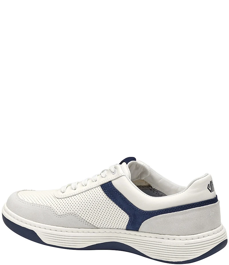 Johnston & Murphy Men's Dawson Perforated Leather and Suede Moc Toe U-Throat Sneakers