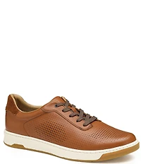 Johnston & Murphy Men's Daxton Perforated Leather U-Throat Lace Up Sneakers