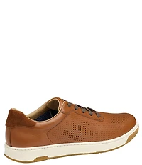 Johnston & Murphy Men's Daxton Perforated Leather U-Throat Lace Up Sneakers