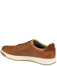 Johnston & Murphy Men's Daxton Perforated Leather U-Throat Lace Up Sneakers