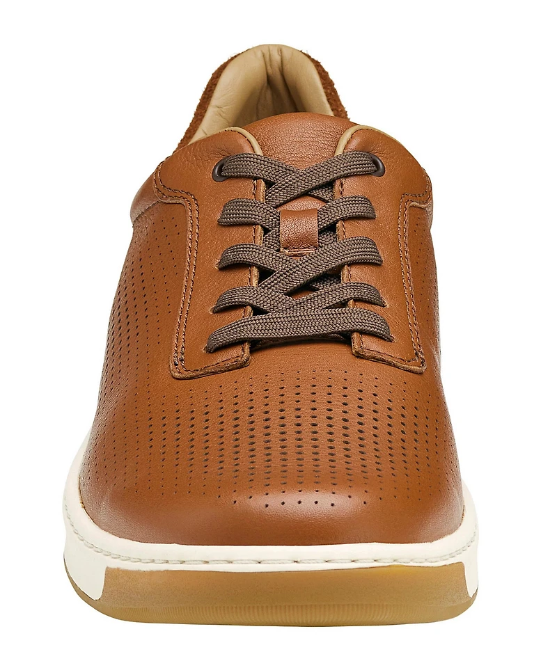 Johnston & Murphy Men's Daxton Perforated Leather U-Throat Lace Up Sneakers