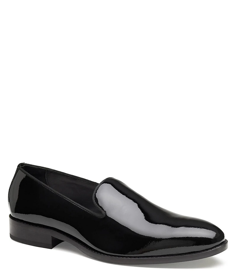 Johnston & Murphy Men's Gavney Patent Leather Slip On Loafers