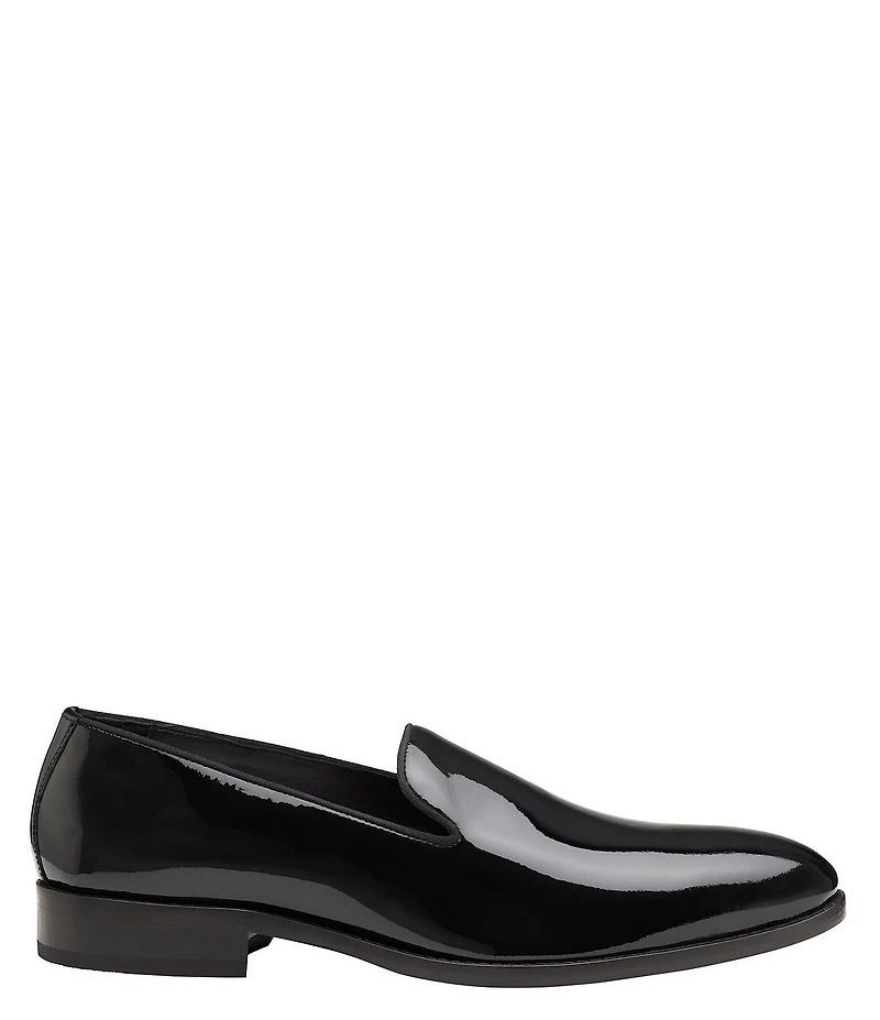 Johnston & Murphy Men's Gavney Patent Leather Slip On Loafers