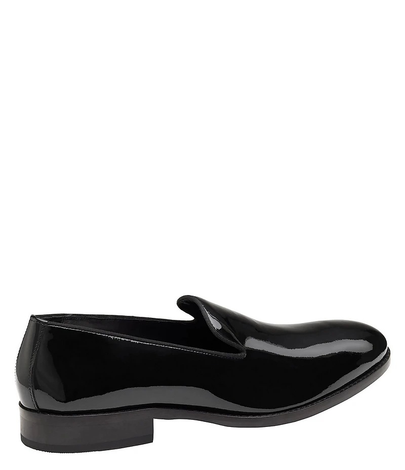 Johnston & Murphy Men's Gavney Patent Leather Slip On Loafers