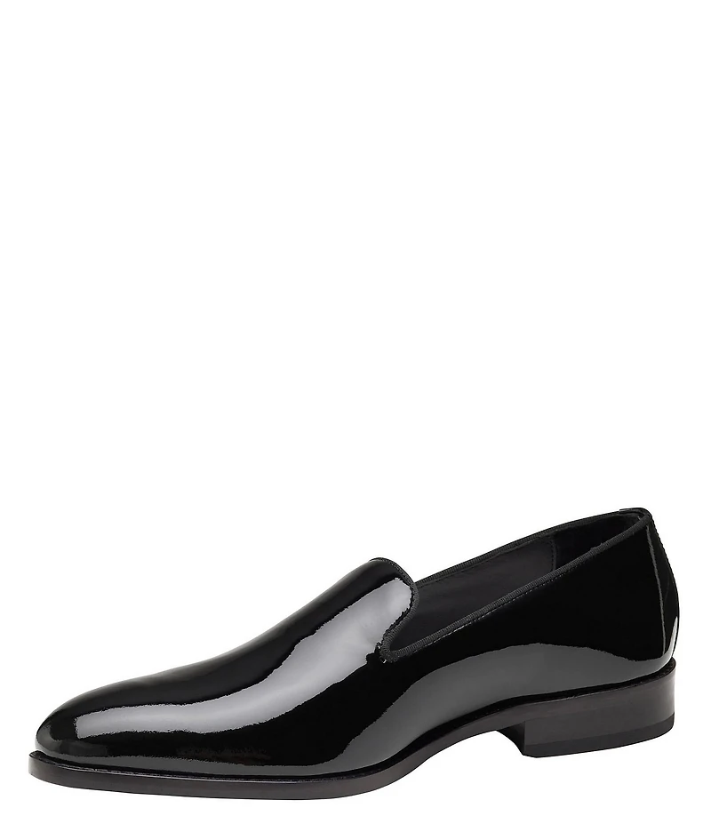Johnston & Murphy Men's Gavney Patent Leather Slip On Loafers