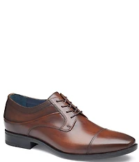 Johnston & Murphy Men's Gibbons Leather Cap Toe Oxfords