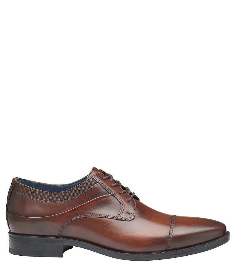 Johnston & Murphy Men's Gibbons Leather Cap Toe Oxfords