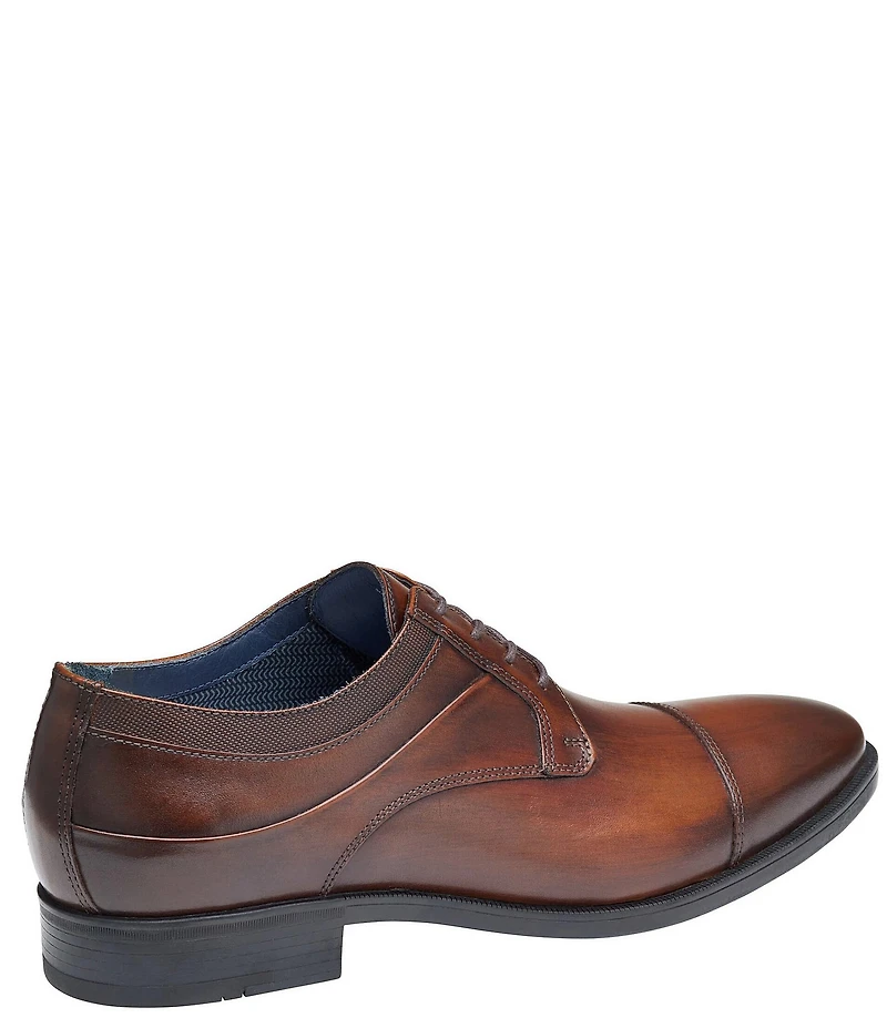 Johnston & Murphy Men's Gibbons Leather Cap Toe Oxfords
