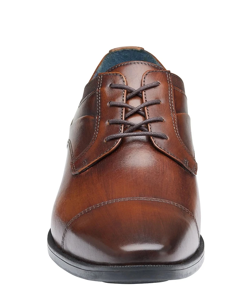 Johnston & Murphy Men's Gibbons Leather Cap Toe Oxfords