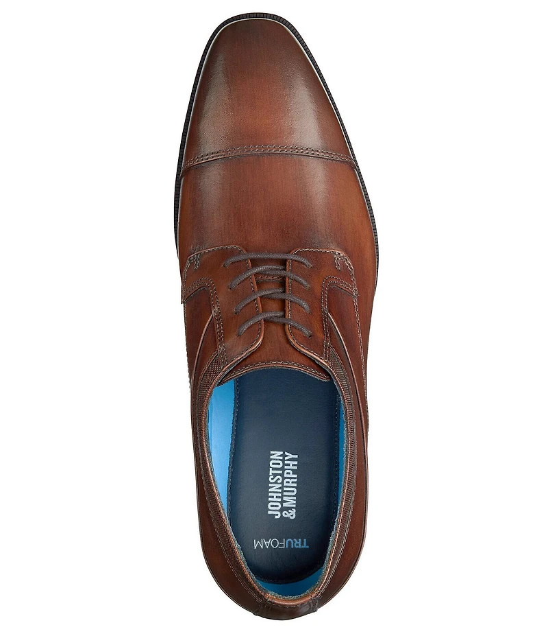 Johnston & Murphy Men's Gibbons Leather Cap Toe Oxfords
