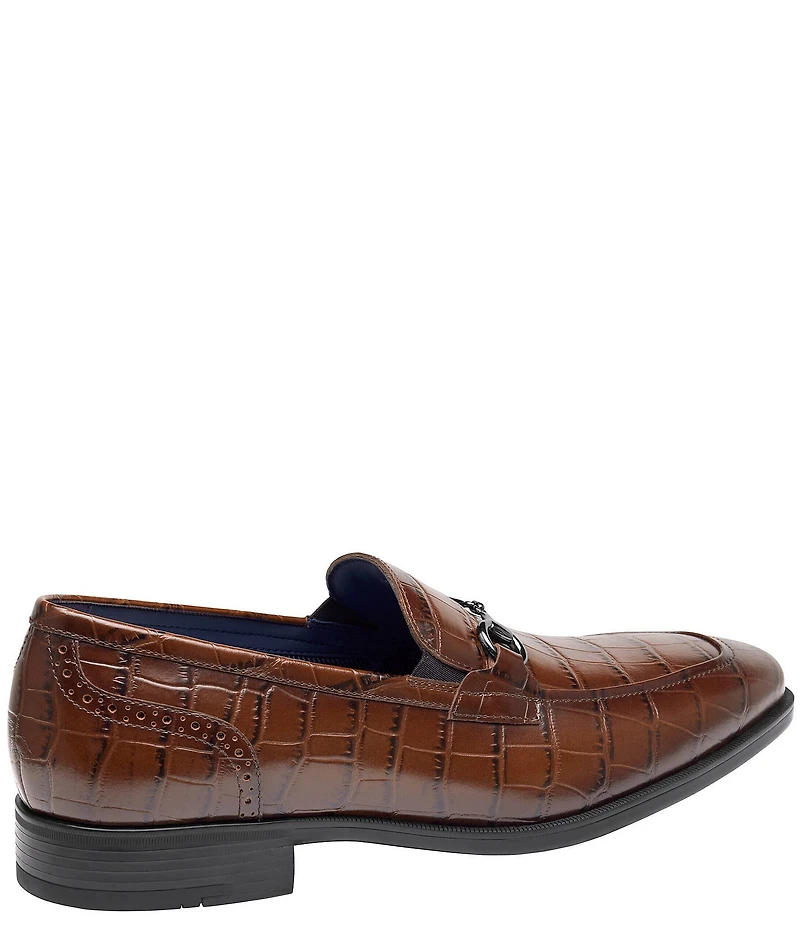 Johnston & Murphy Men's Gibbons Croc Bit Loafers