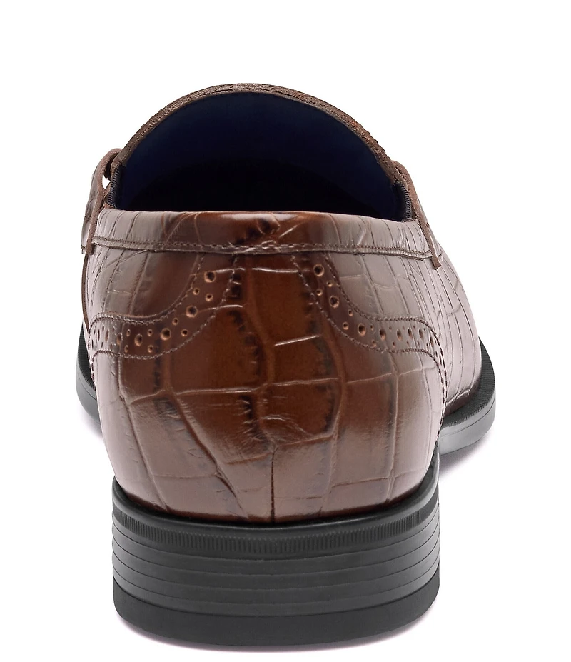 Johnston & Murphy Men's Gibbons Croc Bit Loafers