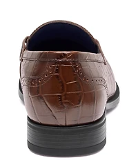 Johnston & Murphy Men's Gibbons Croc Bit Loafers