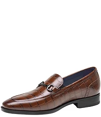 Johnston & Murphy Men's Gibbons Croc Bit Loafers