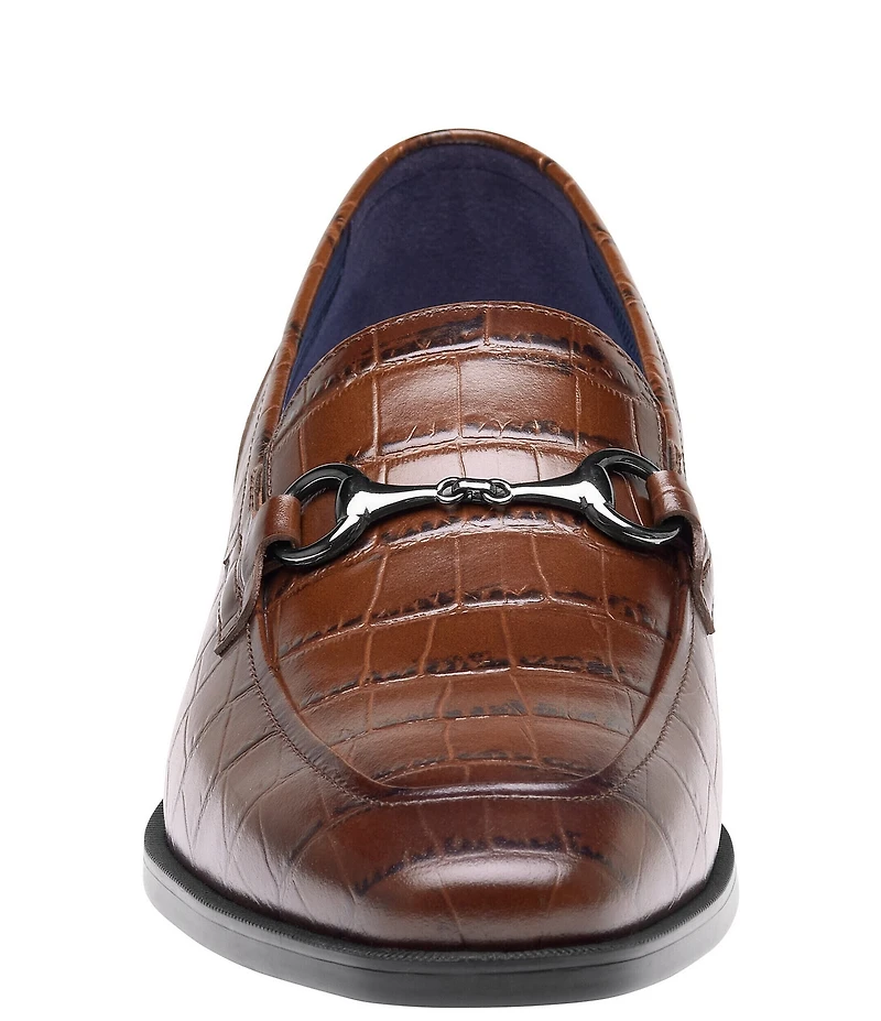 Johnston & Murphy Men's Gibbons Croc Bit Loafers