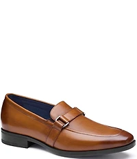 Johnston & Murphy Men's Gibbons Embossed Bit Buckle Loafers