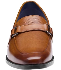 Johnston & Murphy Men's Gibbons Embossed Bit Buckle Loafers