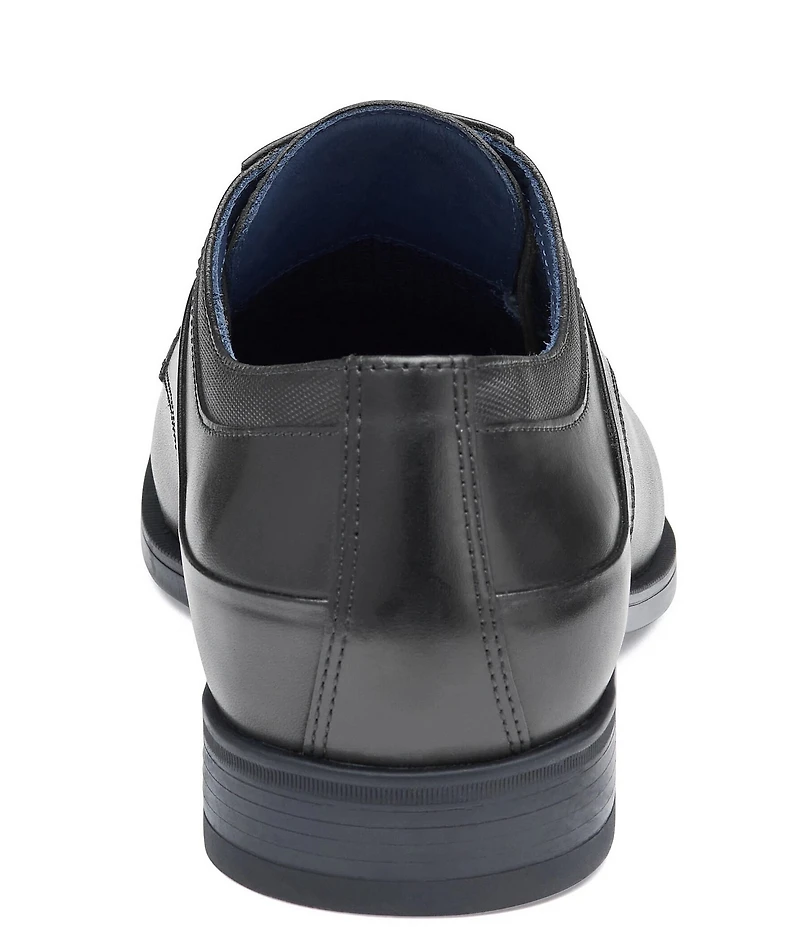 Johnston & Murphy Men's Gibbons Leather Plain Toe Lace Up Oxfords