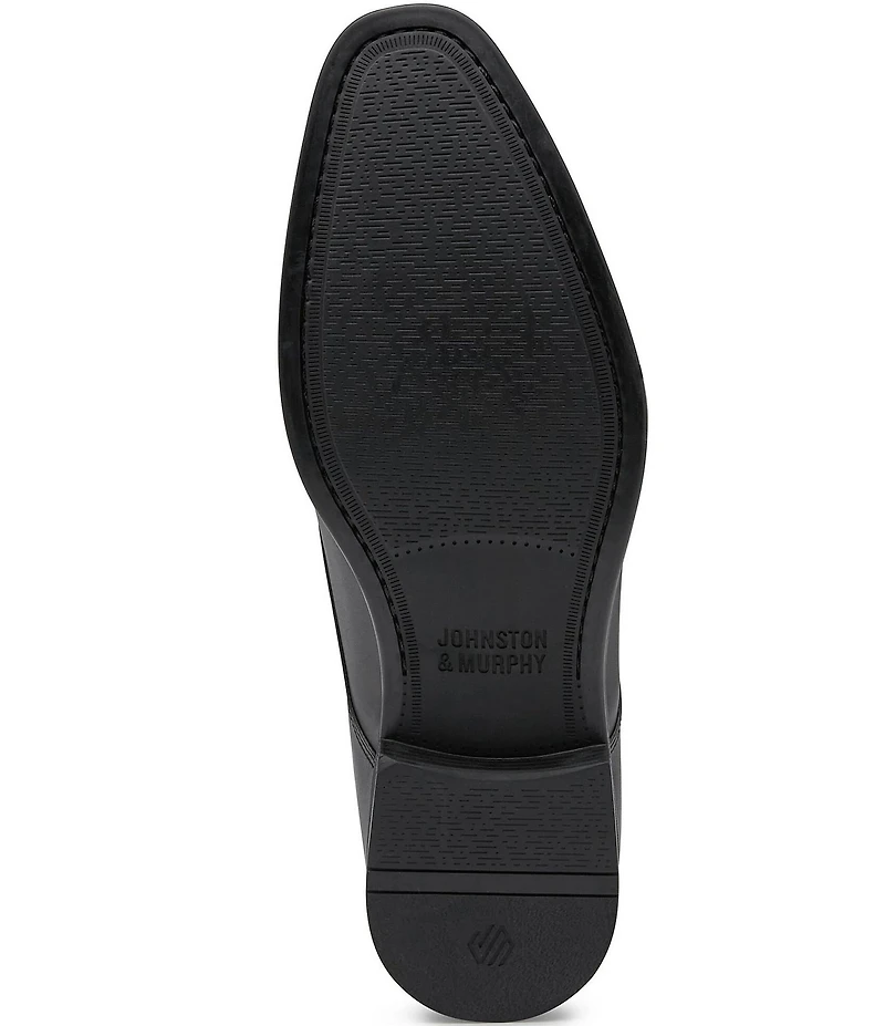 Johnston & Murphy Men's Gibbons Leather Plain Toe Lace Up Oxfords