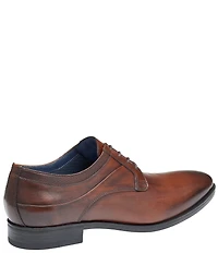 Johnston & Murphy Men's Gibbons Leather Plain Toe Lace Up Oxfords