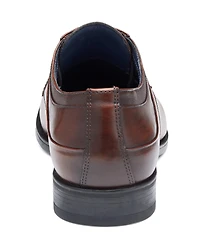 Johnston & Murphy Men's Gibbons Leather Plain Toe Lace Up Oxfords