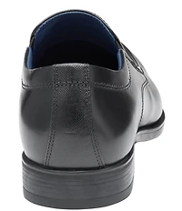 Johnston & Murphy Men's Gibbons Leather Bike Toe Oxfords