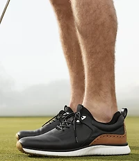 Johnston & Murphy Men's H1-Luxe Hybrid XC4 Waterproof Perforated Leather Golf Sneakers