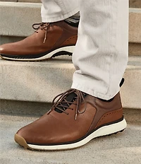 Johnston & Murphy Men's H1-Luxe Hybrid XC4 Waterproof Perforated Leather Golf Sneakers