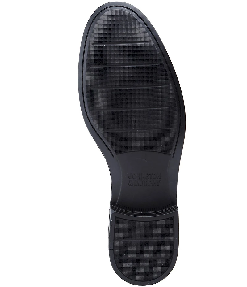 Johnston & Murphy Men's Harrison Leather Bit Buckle Slip On Loafers